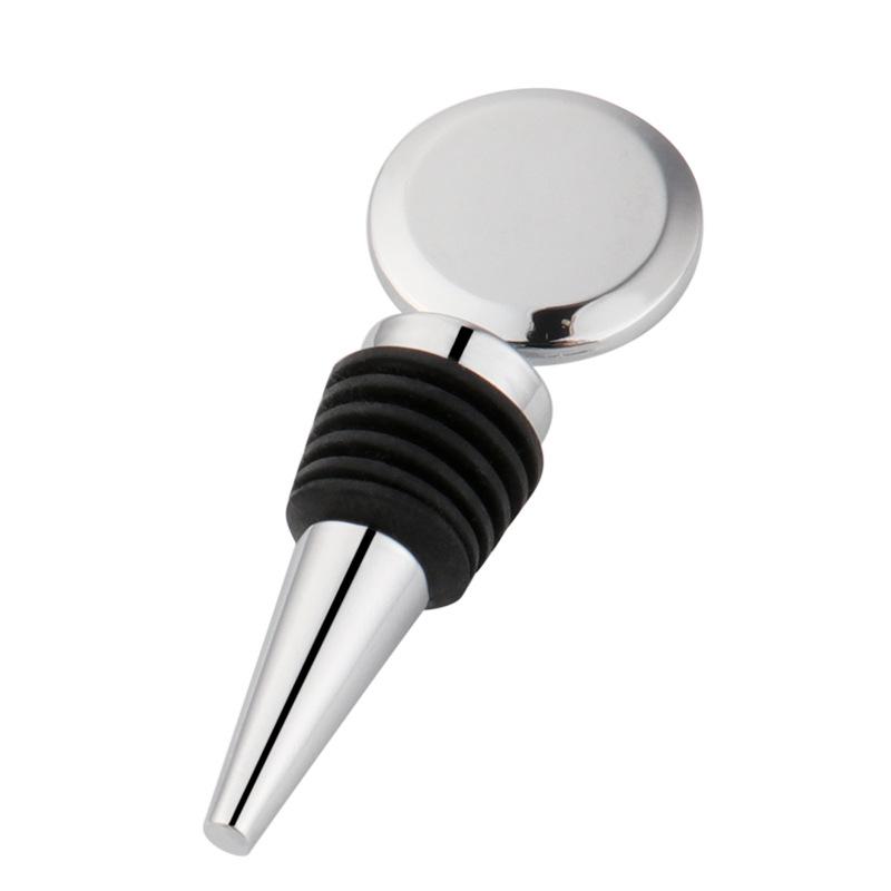 Sublimation Red Metal Wine Stopper Reusable Wedding Corks for Bar Creative Gift for Wine Parties and Weddings
