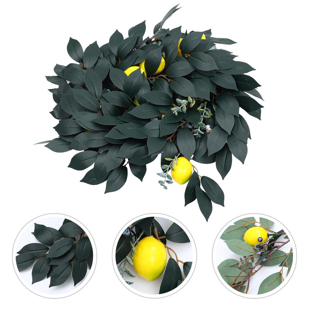 Simulation Green Plants Rattan Lemon Cane Decor Household Artificial Vine
