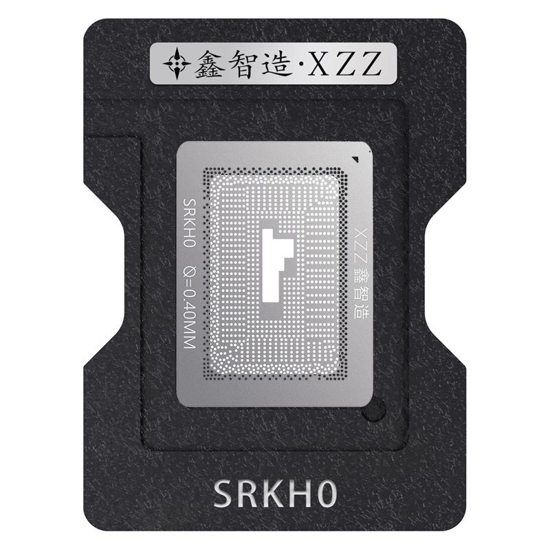 XZZ BGA Reballing Stencil for SRKZZ SRKH0 SR29F SR33N SR1S9 TC790SA-A2 Direct Heating BGA Template Tin Planting Platform