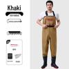 Men's Waterproof Fishing Wader Pants with Boots