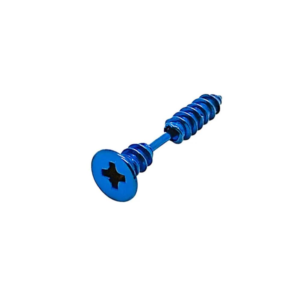1Pc Stainless Steel Screw Stud Earring Punk Rock Helix Piercing Unisex Stud Earring Bulk Gothic Studs Ear For Men Jewelry