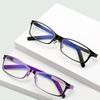 ZIROSAT DY1331 Ultralight Alloy TR90 Reading Glasses Retro Square  Anti-Blue Ray Eyeglasses Frame Men And Women