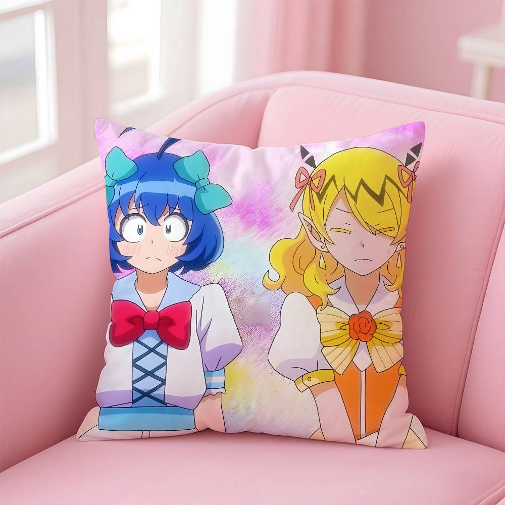Anime Welcome To Demon School Iruma-kun Pillow Case Pattern Printed Pillowcase for Living Room Sofa Cushion Cover Bedroom Decor
