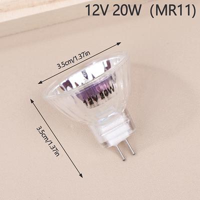 AC/DC 12V Lâmpada Halógena Lâmpada Copo de Luz Mr11 Mr16 Gu5.3 Gu10 Refletor de Alto Brilho