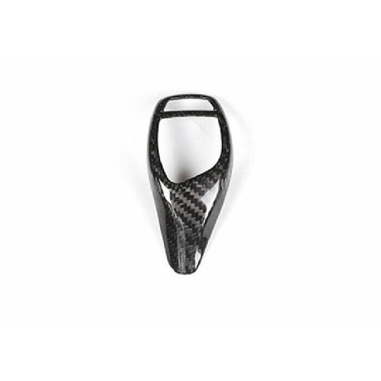 For BMW 3 4 Series GT 2013- Dry Carbon Fiber Sport Console Shift Knob Trim