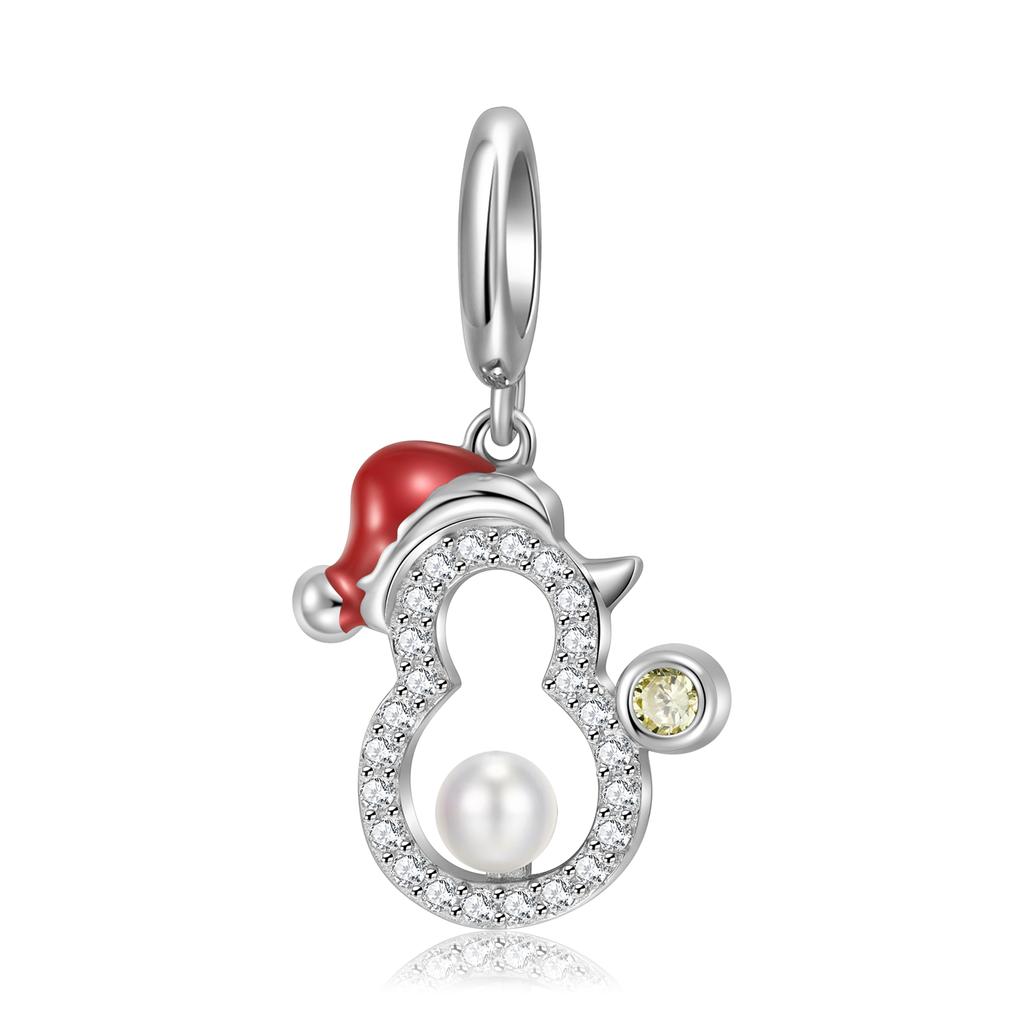 Bell Candy Weihnachtssocken Anhänger Original 925 Sterling Silber Emaille Bead Fit Damen Charm Armbänder Schmuckherstellung Charms Geschenk