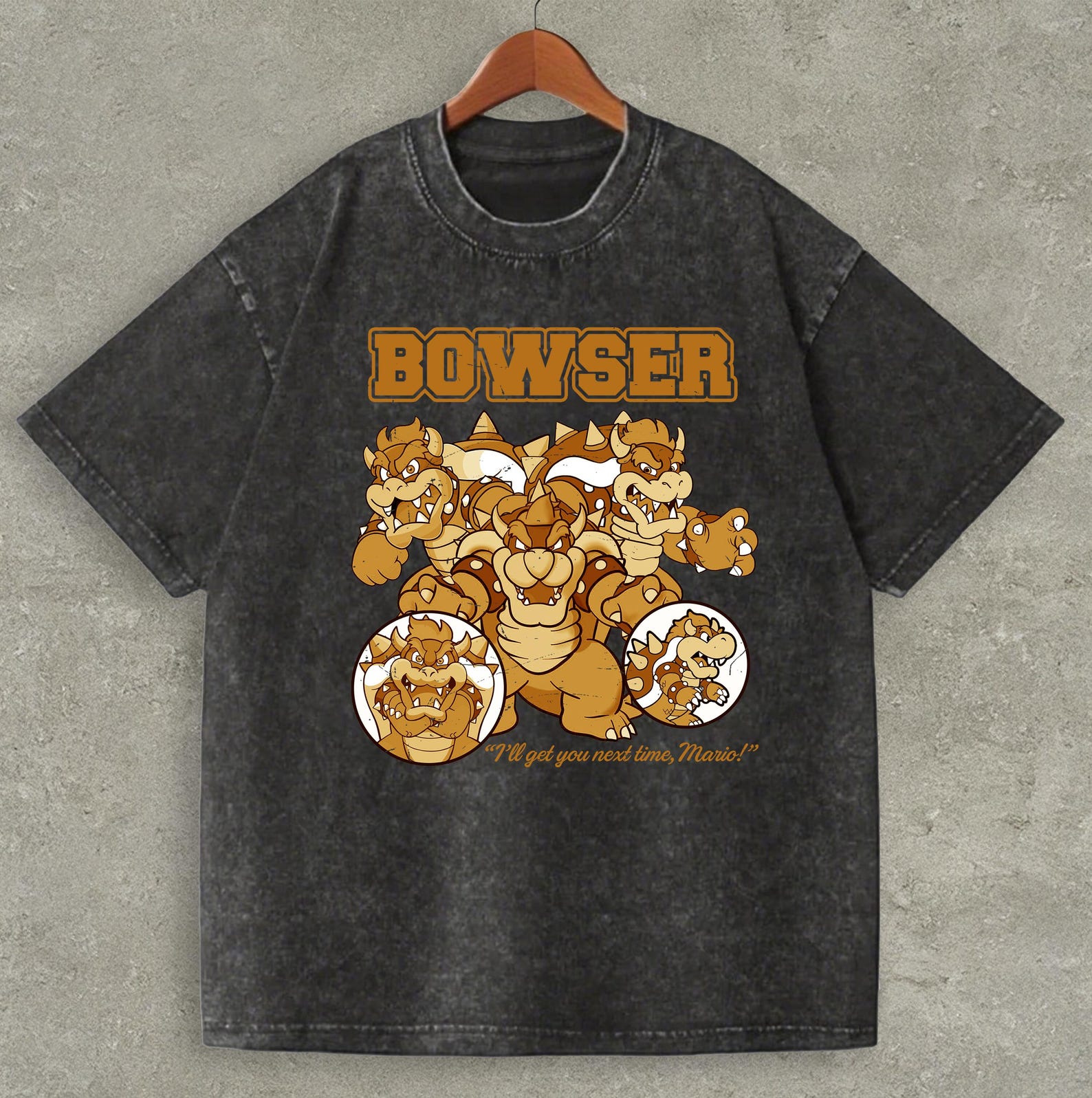Super Mario Bowser Shirt, Universal Studios Hollywood Trip Tee XL