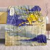 Pokémon Anime Flannel Blanket - Soft Warm Perfect for Sofa, Bedding Camping Travel Office Home Decor 