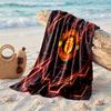 Toalla de Playa de Microfibra con Estampado del Manchester United Secado Rápido Absorbente Toalla Grande para Playa Natación Viajes