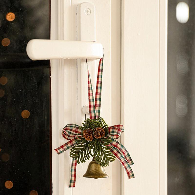 Christmas Bells For Door Iron Farmhouse Decor Christmas Hangable Bells For Entryway Hallway Staircase Living Room Dining Room