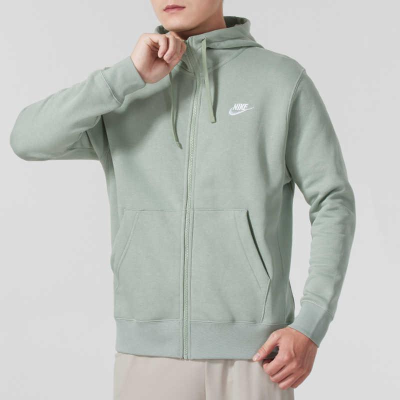 Nike Warm Fashion Casual Windbreaker Jacket Men Jackets Light-Green BV2646371