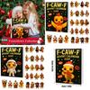 Christmas Advent Calendar F Caw F Chicken Decorative Figurines With Acrylic Material For Festive Celebrations