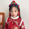 BowKnot Chinese New Year Headwear Tassel Hanfu Headwear All-match Children Wig Headband  Girls