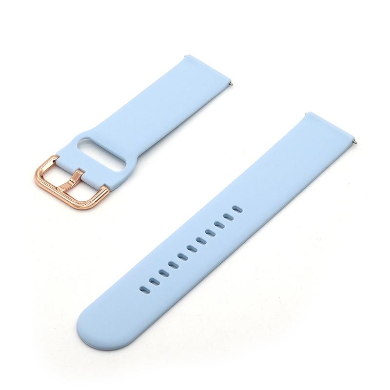 20mm 22mm Silicone Strap for Samsung Galaxy Watch 4/3/Huawei Watch 3/GT2/Amazfit Bip Bracelet Strap for Active 2 42mm 40mm Band