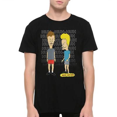 Beavis und ButtHead T-Shirt Herren Damen Größen Grafik T-Shirt Kleidung Grafik Kurzarmshirt Unisex Herren Damen Ganzjahres
