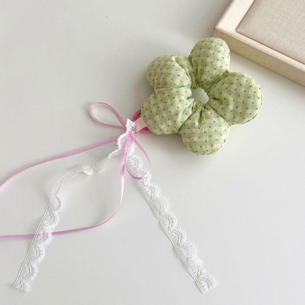 Słodki Wypełniony Kwiat Wisiorek Styl Koreański Urocza Dekoracja Torby Kreatywny Gumka do Włosów Brelok Zawieszka do Torby