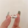 Elegante Anello Aperto in Argento Sterling 925 per Donna: Lussuoso, Durevole, Versatile, Design Inalterabile.