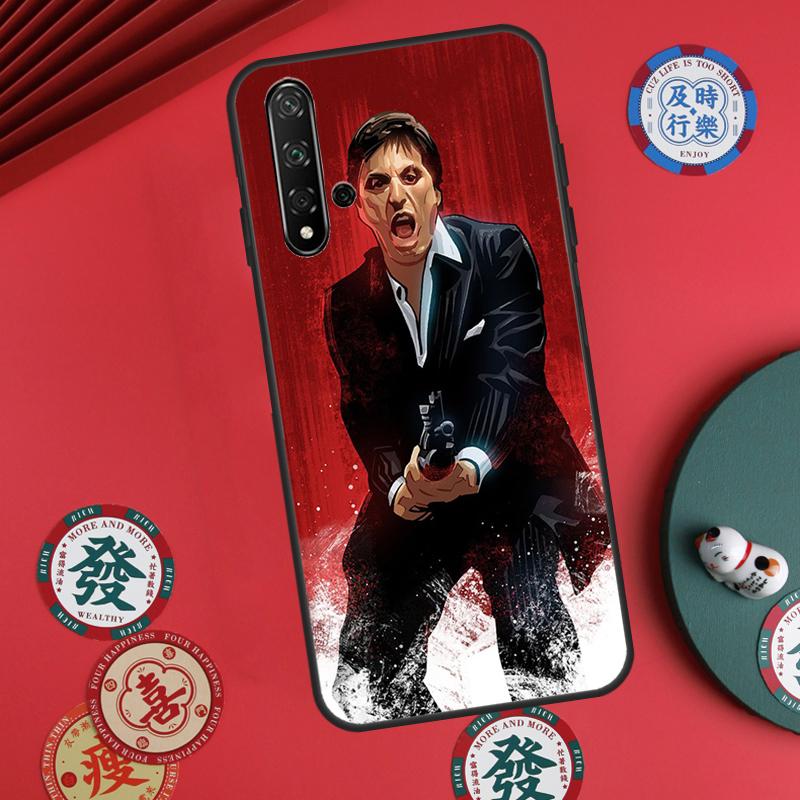 Scarface Tony Montana For Huawei Nova Y73 Y72 Y61 Y91 Y90 Y70 Y60 12s 12i 11i 8i 9 10 SE P60 Pro P30 P40 Lite Case