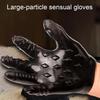 Spiked Pleasure Massage Glove TPE Textured Fisting Mitt with Raised Dots Flexible Body-Safe