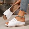 Zapatos de Verano para Mujer Sandalias Zapatos para Caminar en la Playa Zapatos sin Cordones para Mujer Sandalias de Cuña Mujer Pantuflas Retro para Mujer Calzado Femenino