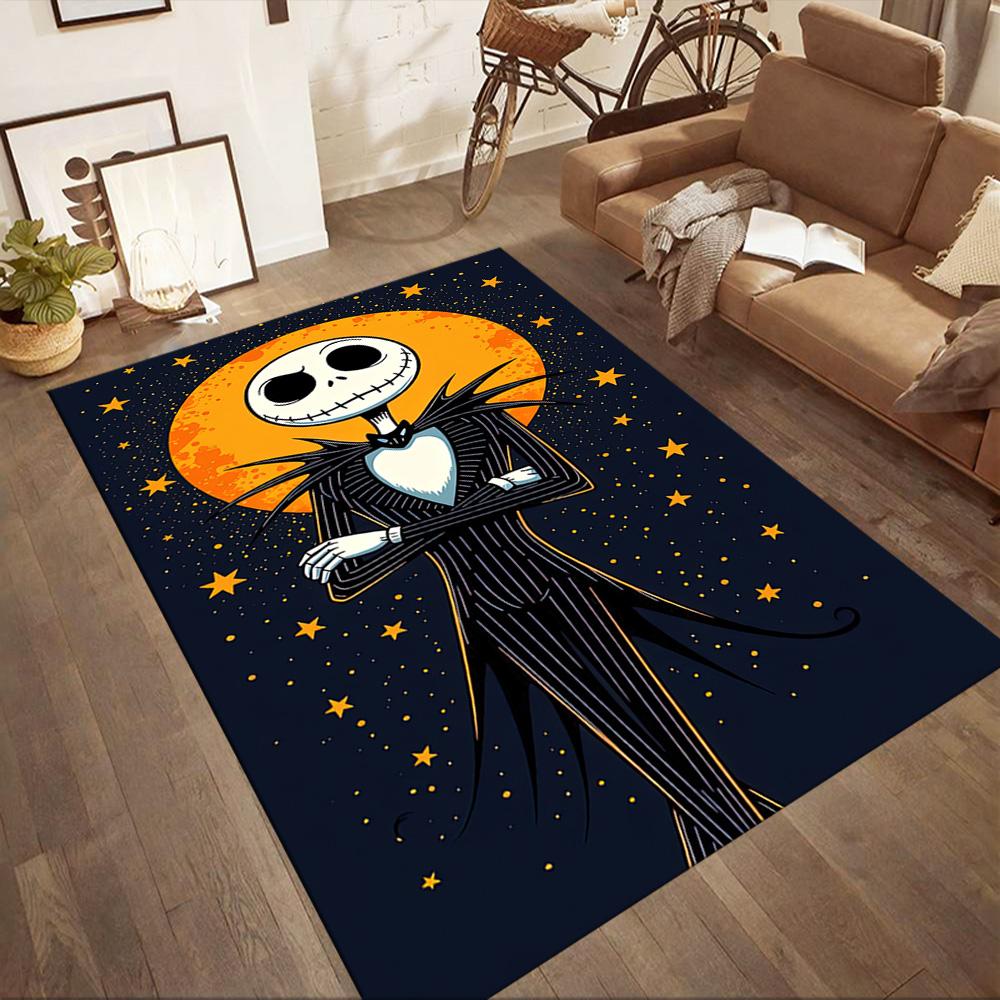 Christmas Nightmare Floor Mat Suitable for Living Rooms Dining Room Entryway Bedrooms Anti-slip Rug Decorate Offices Gift for Festivals