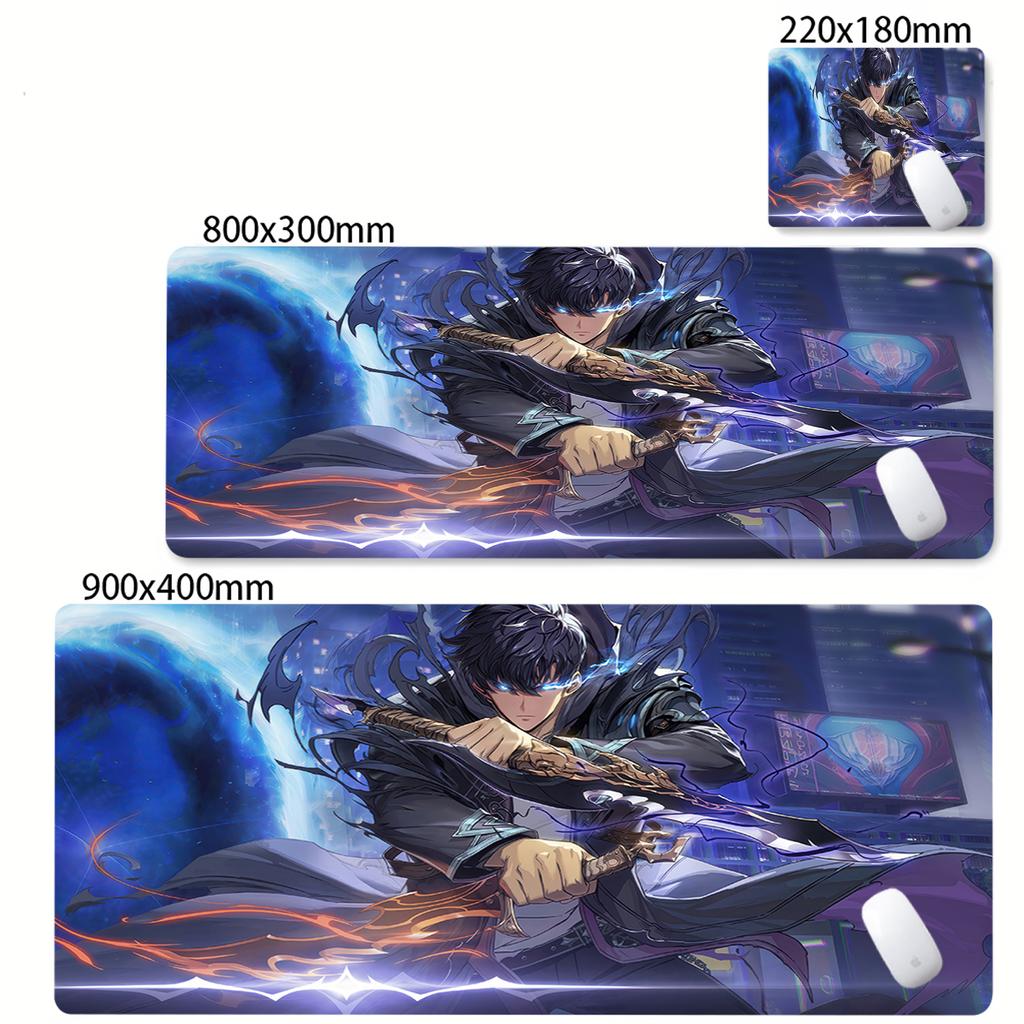 Solo Leveling Anime Mouse Pad Large Gaming Non-slip Mousepads Tablet Gamer Keyboard Mat Laptop Art Mausepad Mini PC Playmat
