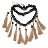 Small Beaded Heart Hanging Mobile 27x20cm