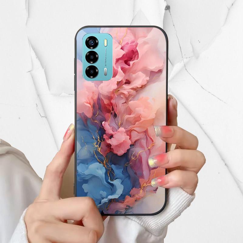 Чехол для ZTE Blade V40 Vita Ударопрочный Funda Мягкий Силиконовый Защитный Чехол для Телефона Для ZTE BladeV40 Vita Blade V40Vita Бампер ZTE Blade V40 Vita