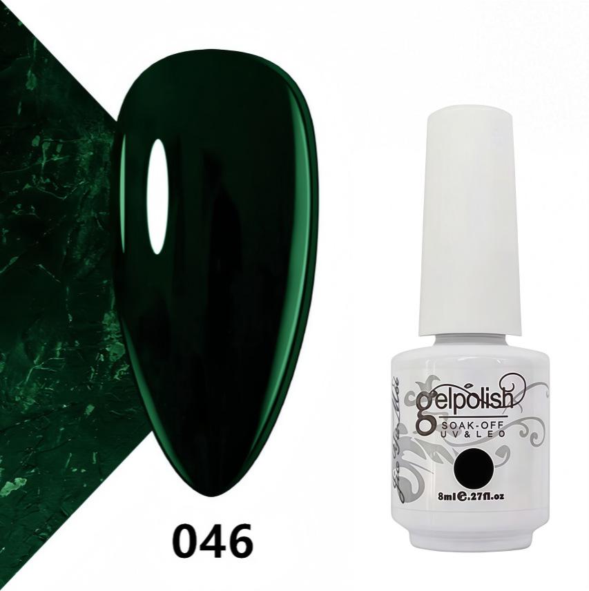 Amber Gel Polish Set: Gel Polish Manicure Kit with Whitening, Base Coat, and Sealer.