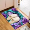 1PC Custom Name Sugar Skull Artwork Theme Floor Mat Ideal for Living Room, Game Rooms, Office, Bedroom, Office Floor Mat , Floor Mats for Home