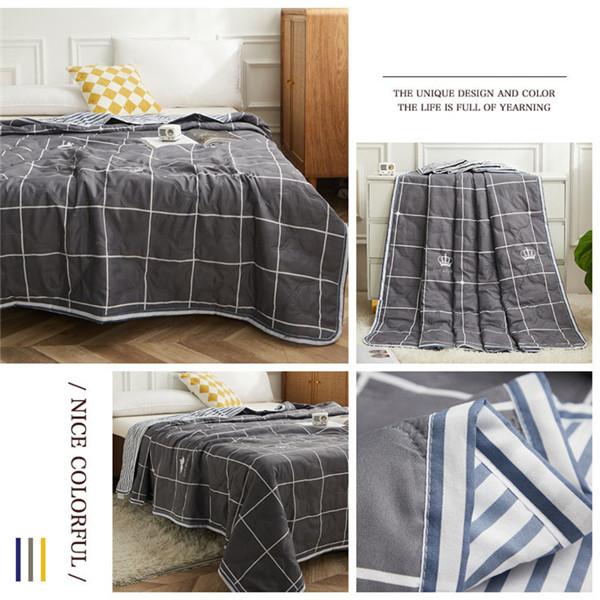 Spring Summer Blanket Comforter Washed Quilt Air-conditioning Soft Thin Blanket Breathable Cool Blankets