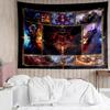 1PC Game Warcraft Darkness Warrior K-pop music group Tapestry Accessories for Bedroom,Livingroom, dormitory Room Wall Decor Fan Birthday Gifts