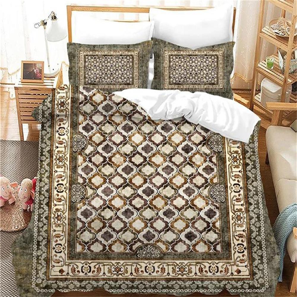 Luxury Duvet Cover Sets King Size 3pcs Super High Grade Oft Comfortable Deluxe Bedding Set Western Housse De Couette 240x260 Hot