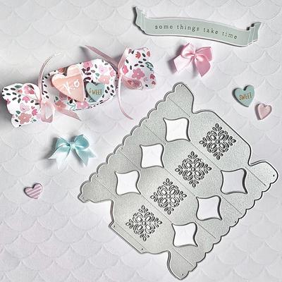 Candy Shape Carton Design Pattern Metal Cutting Dies DIY Scrapbooking Embossing Stencil Paper Craft Album Template
