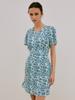 HUGDAY Flower Button Mini Dress