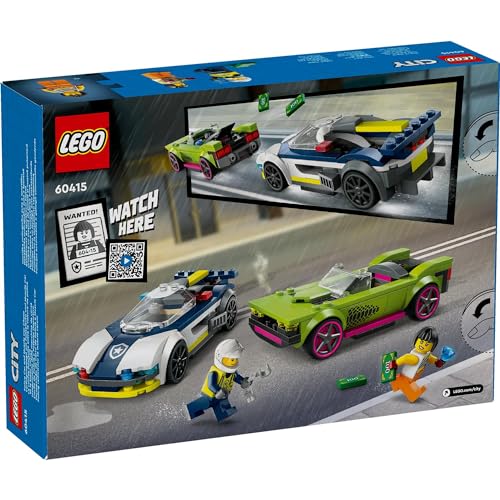 LEGO City Police Car Chase<Chase the Muscle Car!> Toy Toy Present Birthday Block Educational Christmas Boys Girls Children 6 Years Old 7 Years Old 8 Y
