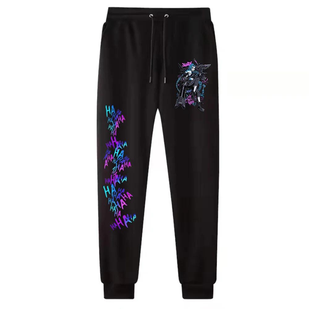 Men and Womne Arcane-Jinx Anime Casual Pants Fashion Trend Harajuku Fitness Jogging Pants Men Women Sports Sweatpants