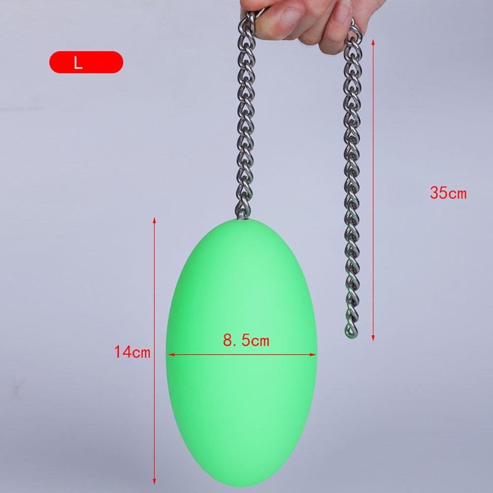 Soft Oversized Egg Huge Luminous Butt Plug Prostate Massager Vaginal Stimulator Anal Dilator Expansion Adult Sex Toys Anal Beads