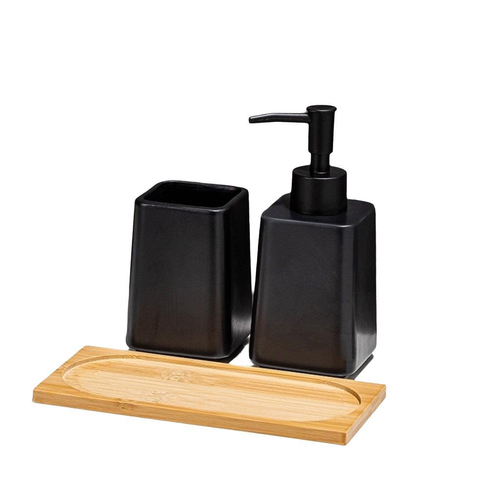 Ceramic Lotion Pump Bottle Press Pump Design Shampoo Bottle Dispenser Bathroom