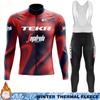 TEKR Man Cycling Maillot Winter Thermal Fleece Clothing Bicycle Clothes Jersey Men 2026 Bib Road Jackets Set Sportswear Cycle
