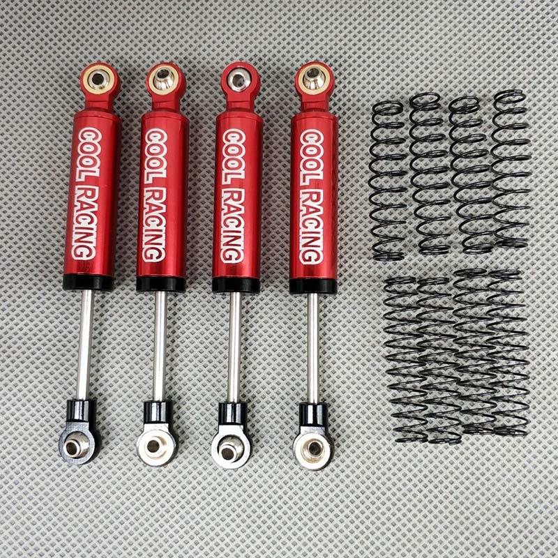 High-performance Aluminum Shock Absorber Set For 110 Rc Crawler Cars With Spare Springs