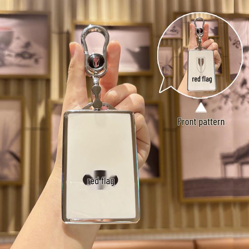 Luxury Hongqi HS5/HS7/H5/H7 Car Key Case - High-End Unisex Design with Buckle