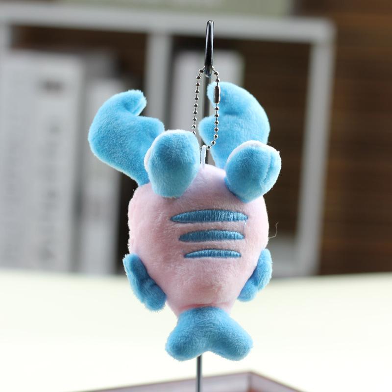 

And Cute Soft Plush Lobster Keychain Short Plush Mini Stuffed Animal For Gifts синій
