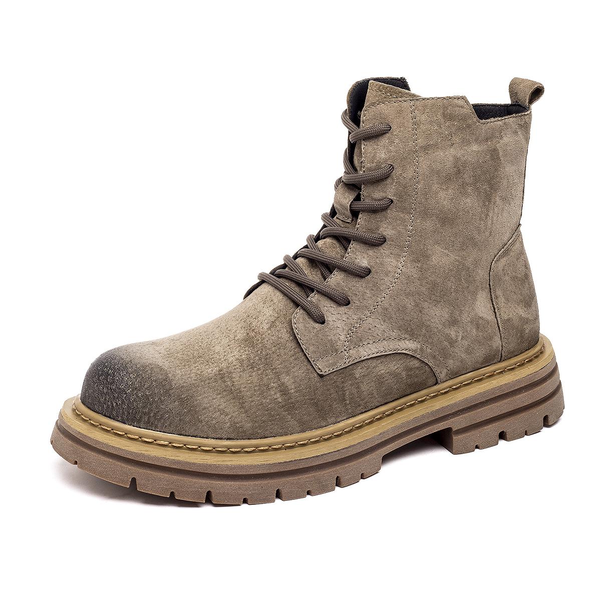 

Новые мужские кожаные ботинки в британском стиле в стиле ретро, мужские ботинки челси, повседневная обувь на платформе, зимние плюшевые утепленные ботинки на толстой подошве 38