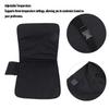 Beheiztes Sitzkissen Schwarz USB Beheiztes Sitzpolster mit 3 Heizstufen für Camping im Freien Bürostuhl