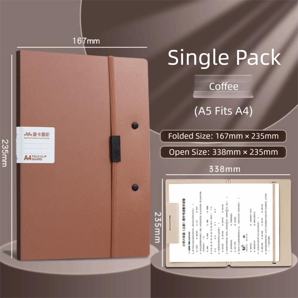 

Portable Folding Board Folder Versatile File Contract Folders New Test Paper Storage Tool Gifts кавовий