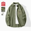 MINISO Unisex Loose-Fit Long-Sleeve Casual Lapel Shirt Jacket