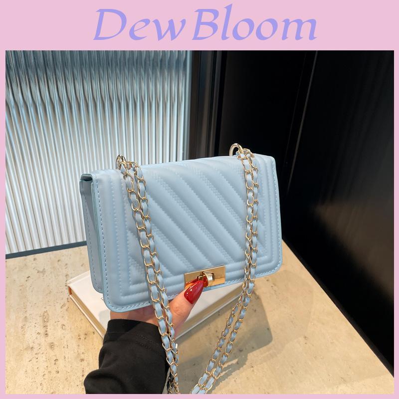 Street Style Small Square Pu Shoulder Bag With Lock Closure For Daily Use
