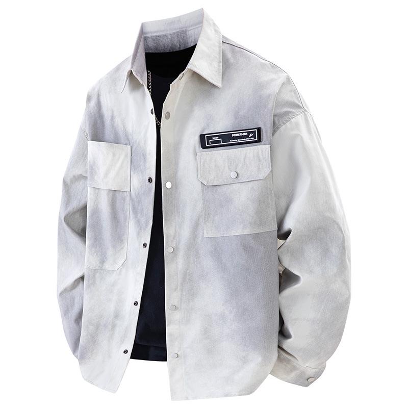 

Мужская рубашка большого размера для работы, куртка, мужская универсальная повседневная свободная рубашка на весну и осень 9XL белый