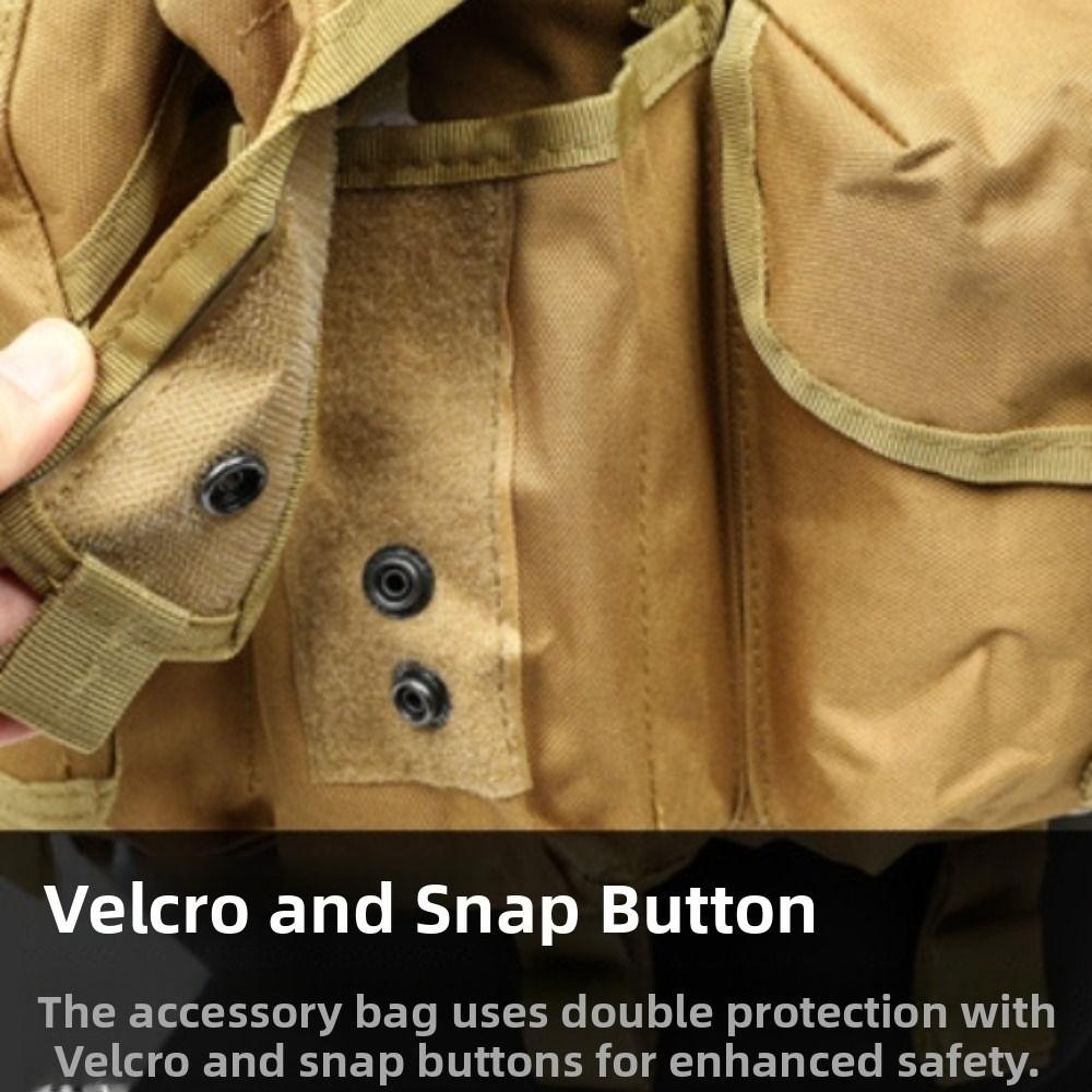 Large Capacity Climbing Chest Pocket 6-pockets Travel Storage Vest Bag Outdoor Vest Bag Hiking